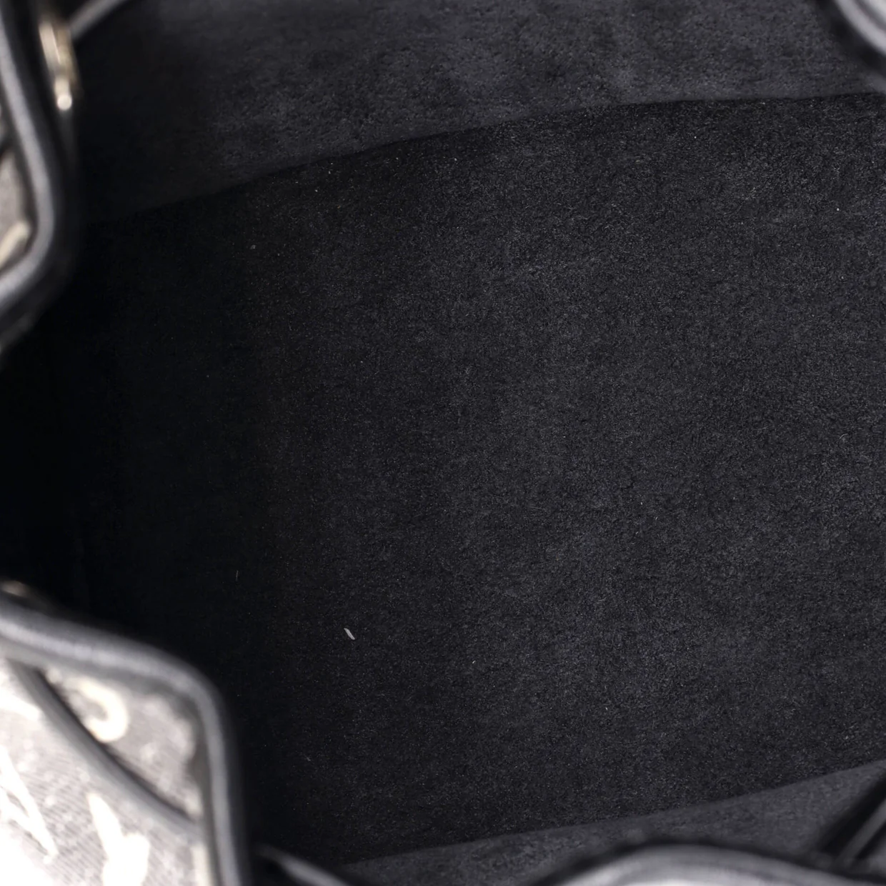 Noe NM Handbag Monogram Jacquard Denim Nano - Deep Luxury