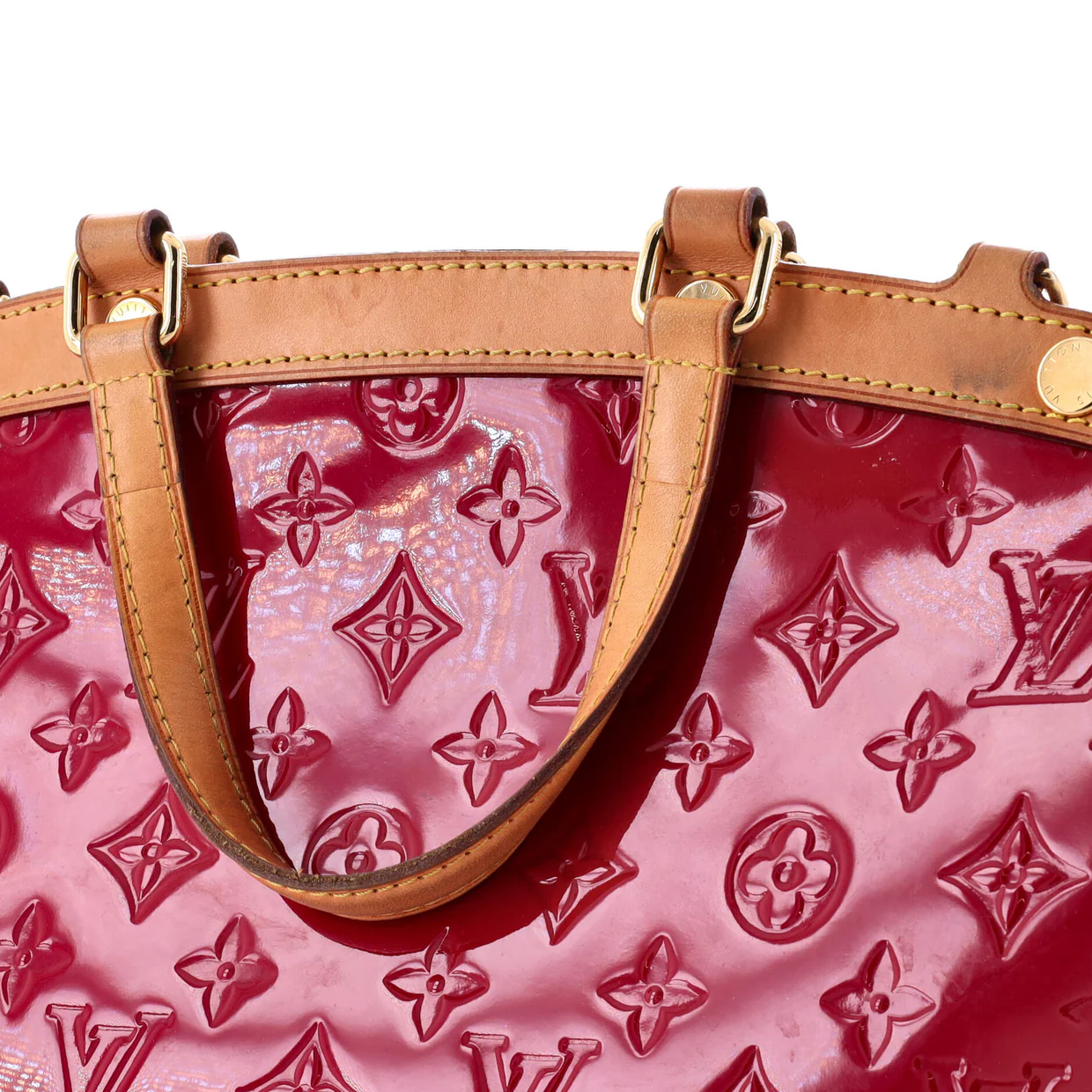 Brea Handbag Monogram Vernis MM - Deep Luxury