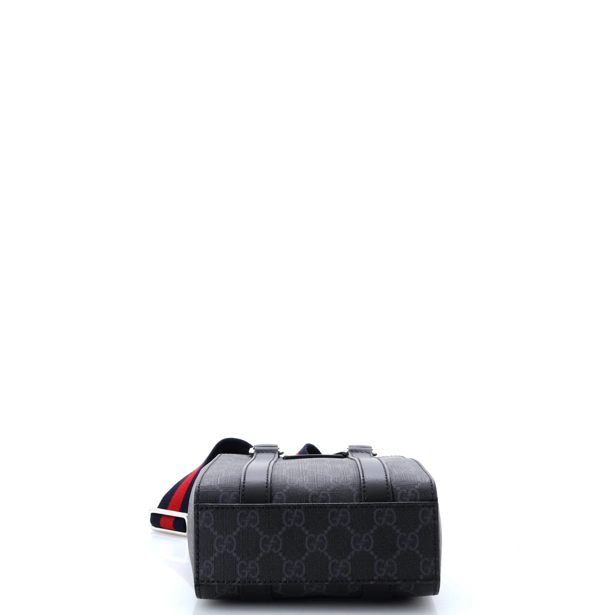 Convertible Web Open Tote GG Coated Canvas Mini - Deep Luxury