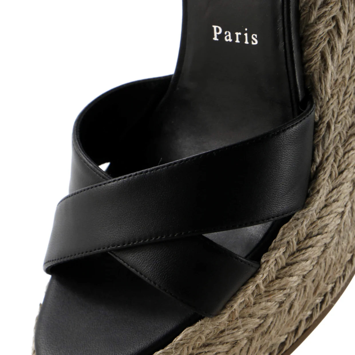 Women's Mariza Zeppa Espadrille Wedge Sandals Leather 130 - Deep Luxury