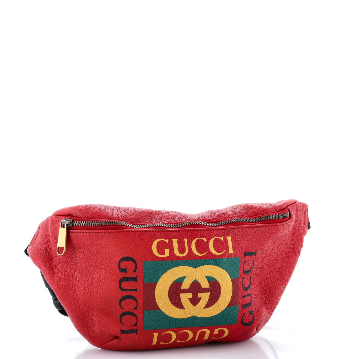 Logo Belt Bag Printed Leather Medium - Deep Luxury