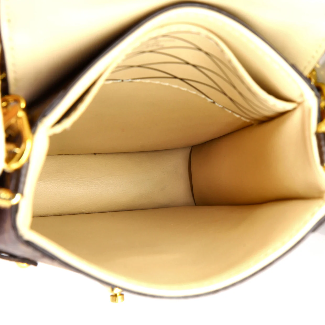 Vertical Trunk Pochette Reverse Monogram Canvas - Deep Luxury