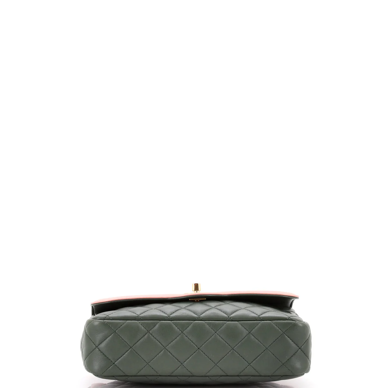 Two Tone Flap Bag Quilted Lambskin Small - Deep Luxury