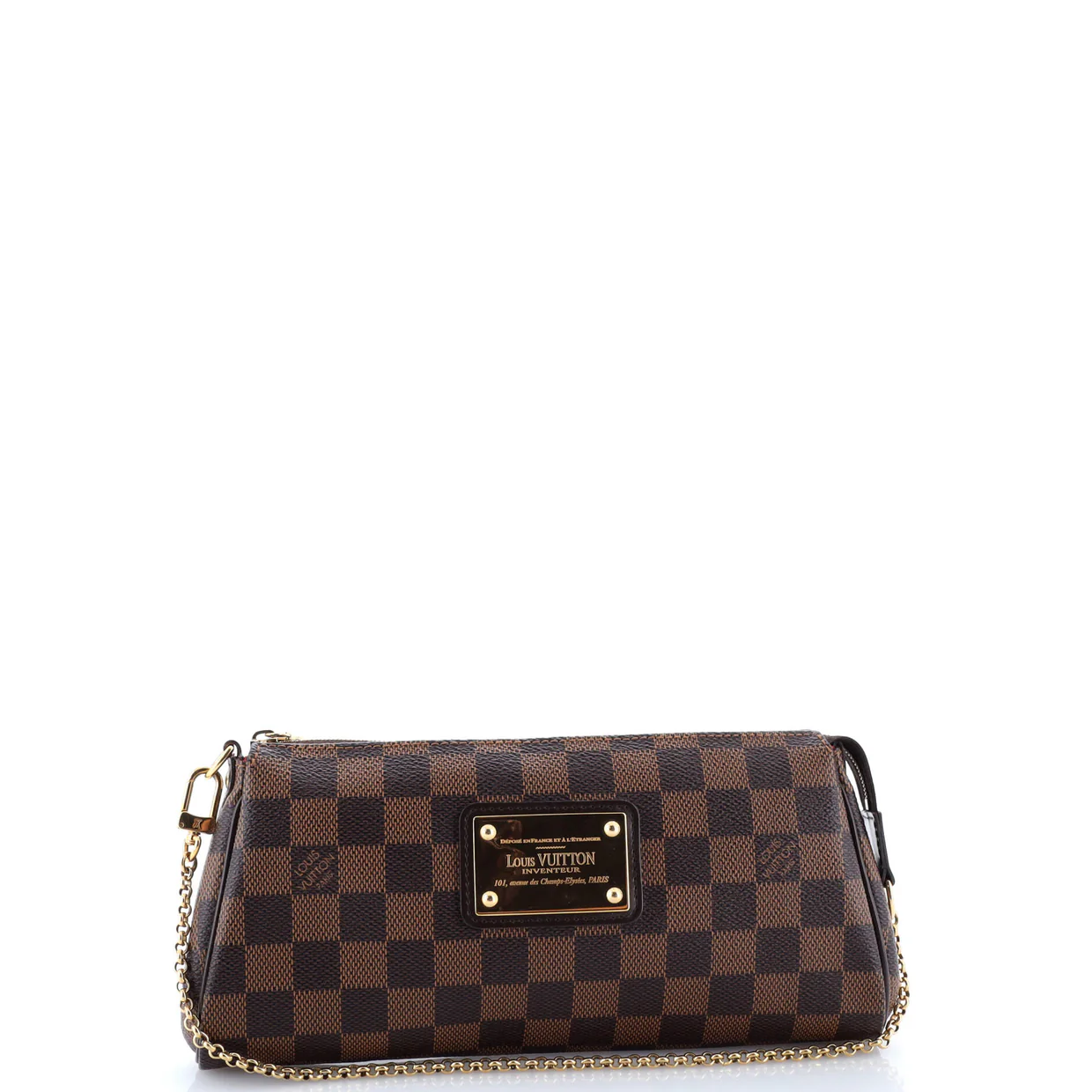 Eva Handbag Damier - Deep Luxury