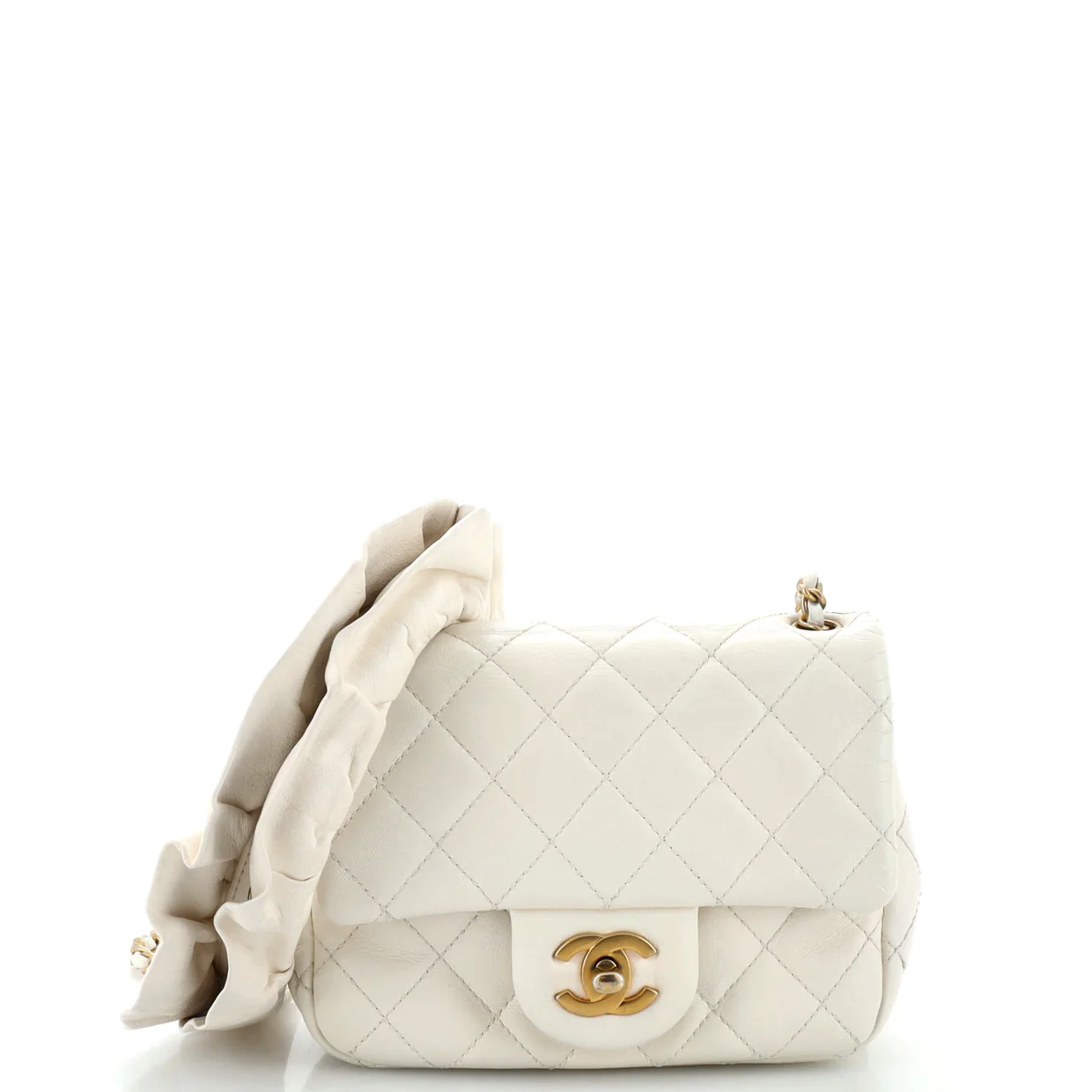 Romance Square Flap Bag Quilted Lambskin Mini - Deep Luxury
