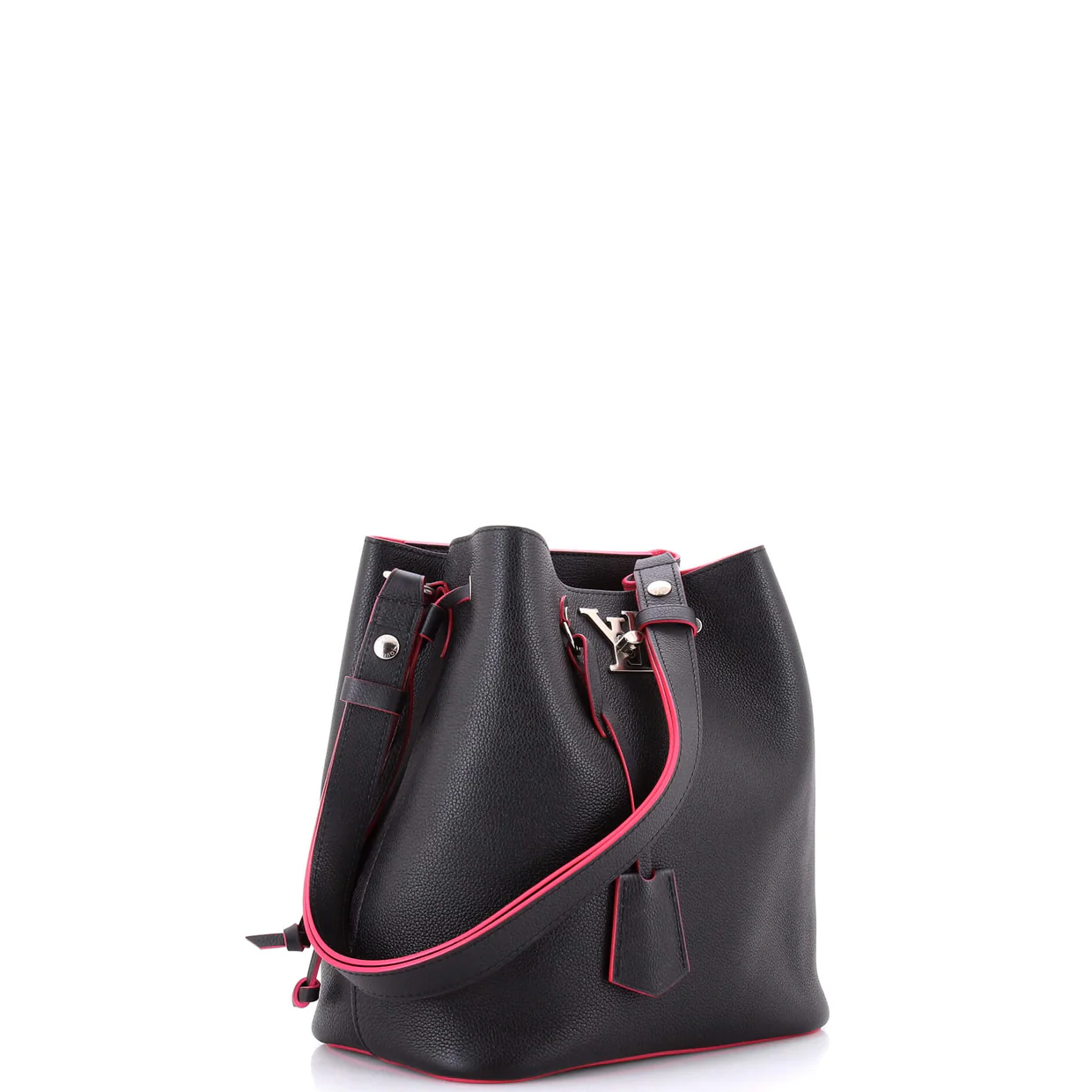 Lockme Bucket Bag Leather - Deep Luxury