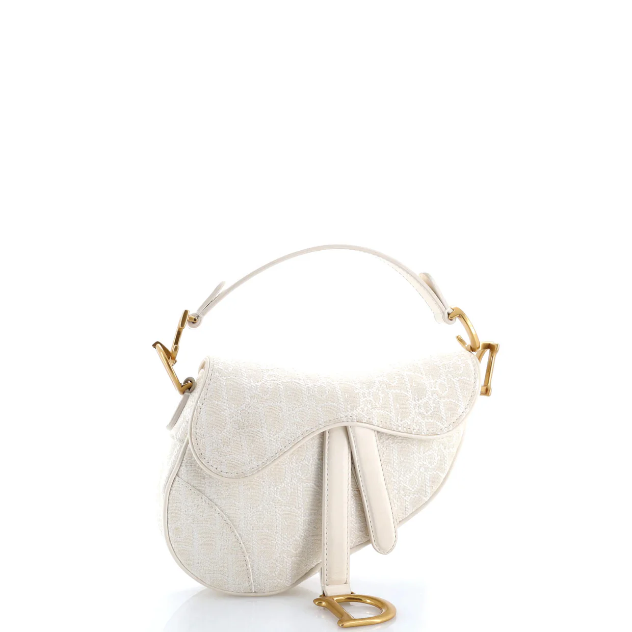 Saddle Handbag Oblique Canvas Mini - Deep Luxury