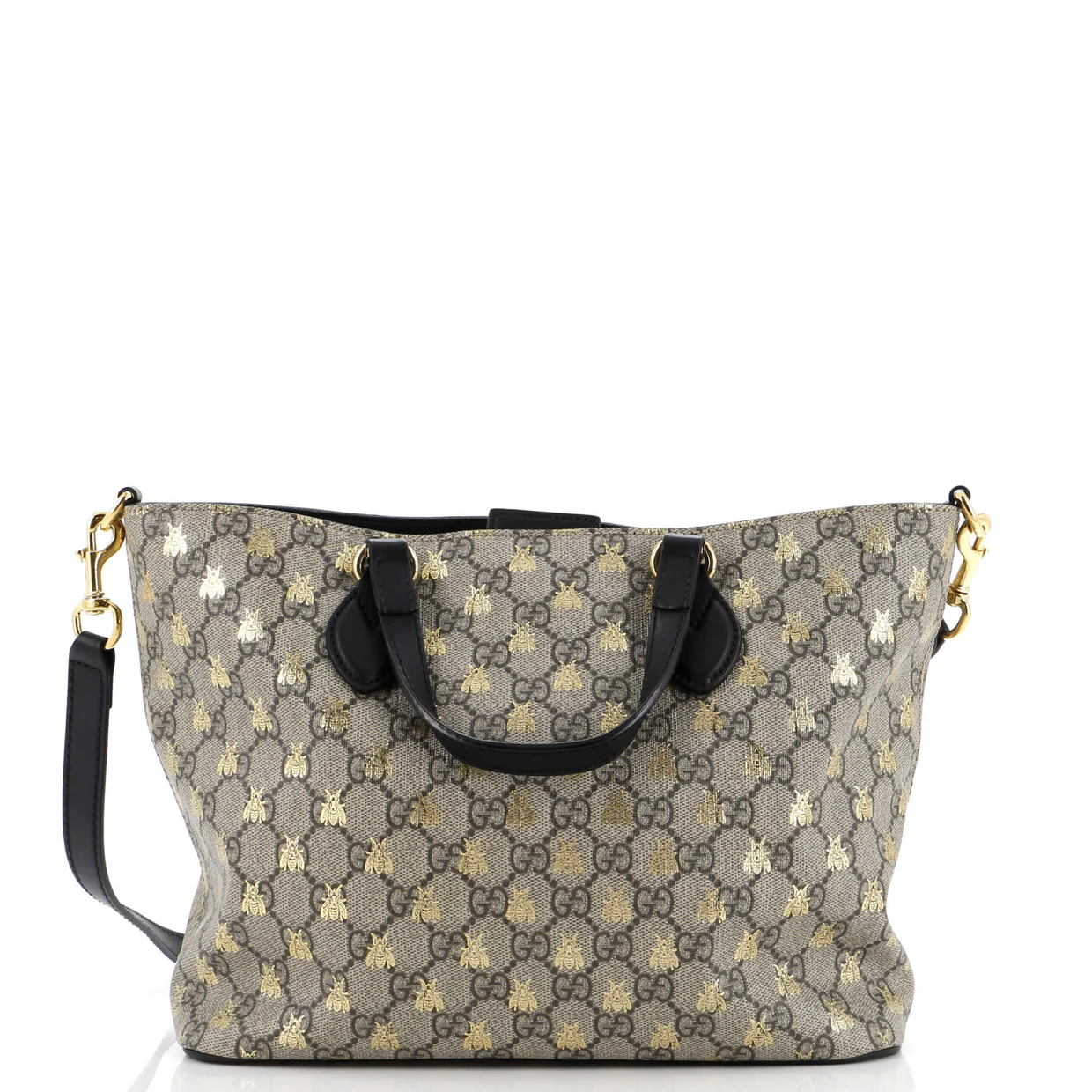 Convertible Soft Tote Printed GG Coated Canvas Small - Deep Luxury