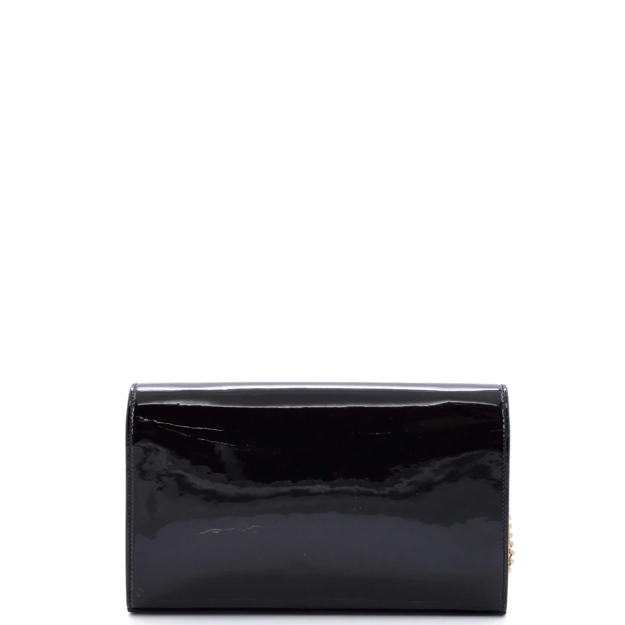 Classic Monogram Wallet on Chain Patent - Deep Luxury