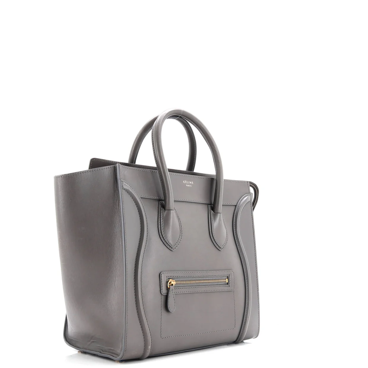 Luggage Bag Smooth Leather Mini - Deep Luxury