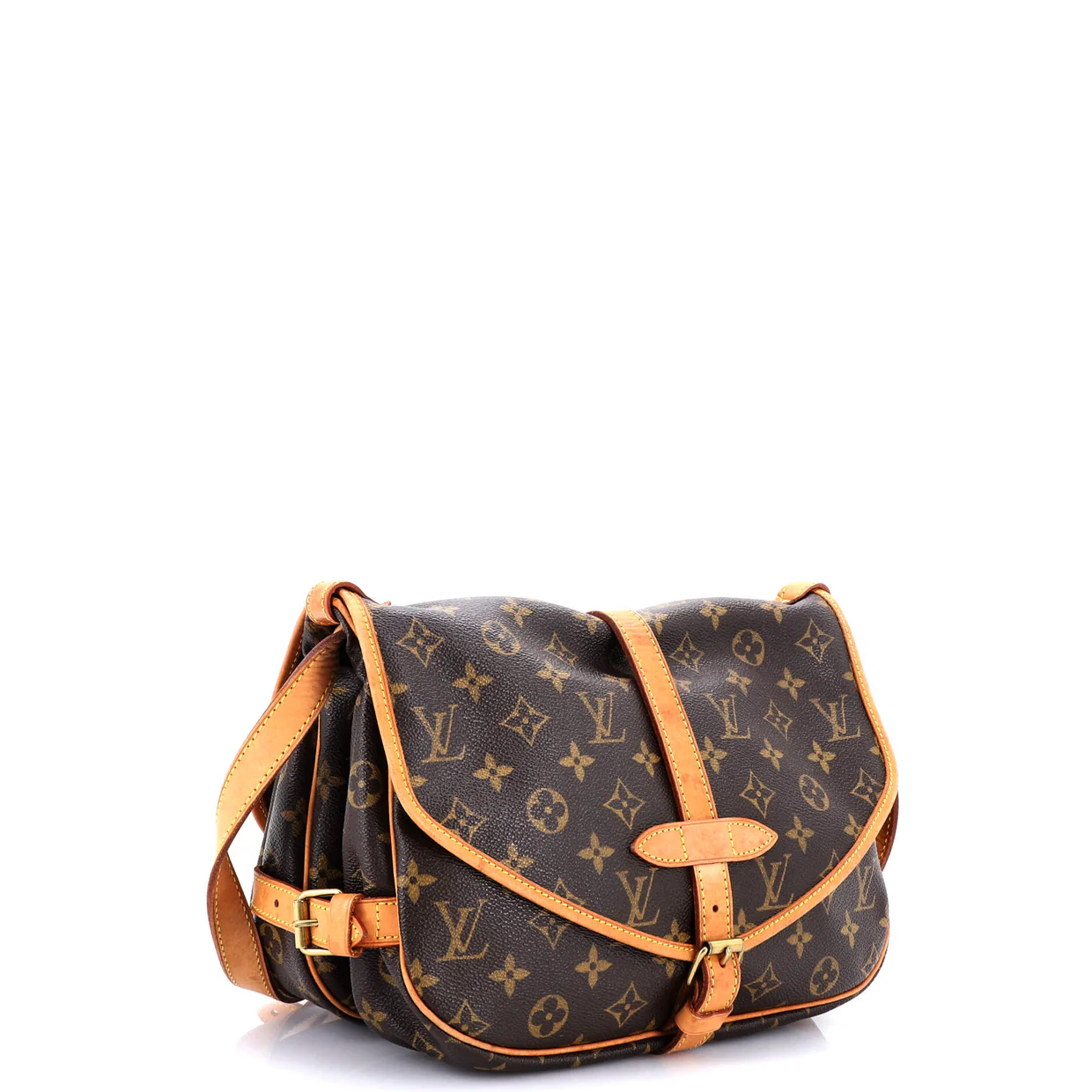 Saumur Handbag Monogram Canvas 30 - Deep Luxury