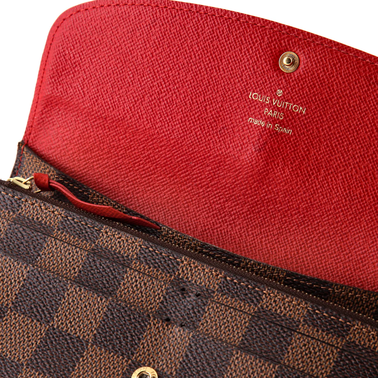 Emilie Wallet Damier - Deep Luxury
