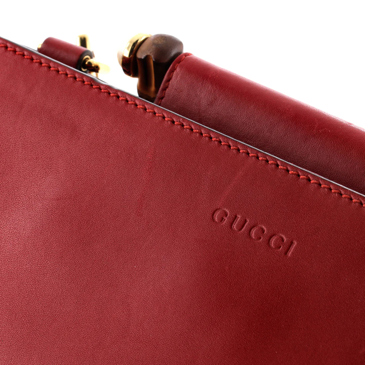 Nymphaea Top Handle Bag Leather Small - Deep Luxury