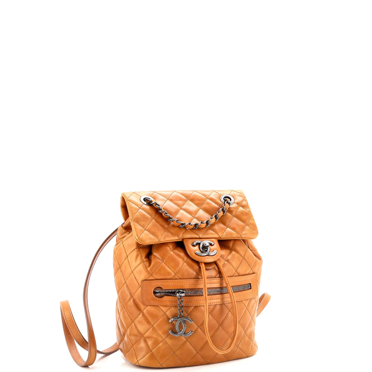 Mountain Backpack Quilted Glazed Calfskin Small - Deep Luxury