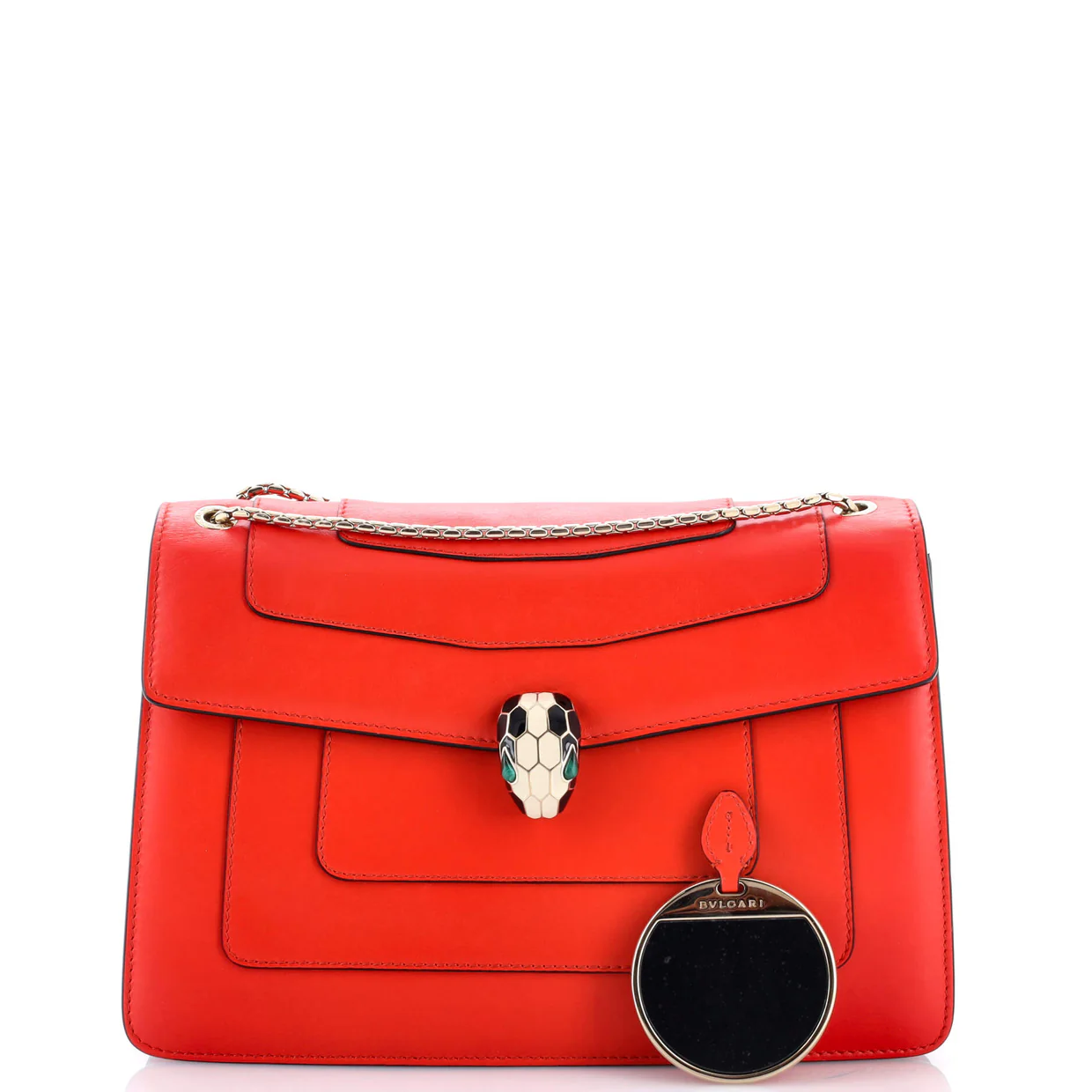 Serpenti Forever Shoulder Bag Leather Medium - Deep Luxury