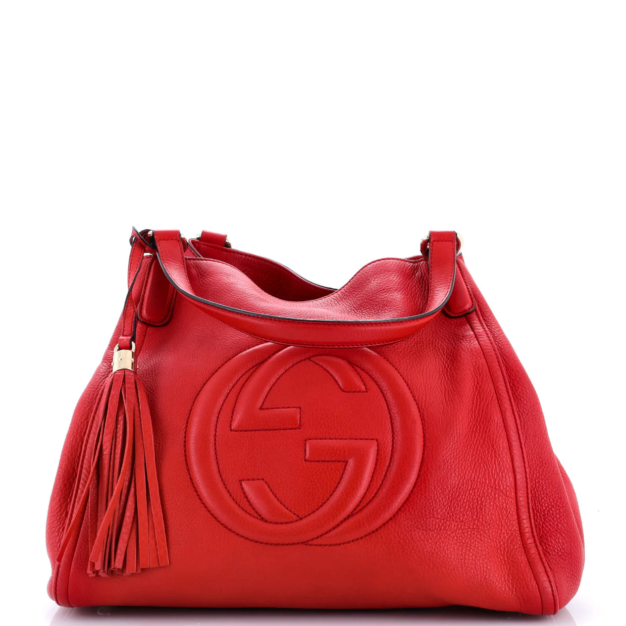 Soho Shoulder Bag Leather Medium - Deep Luxury