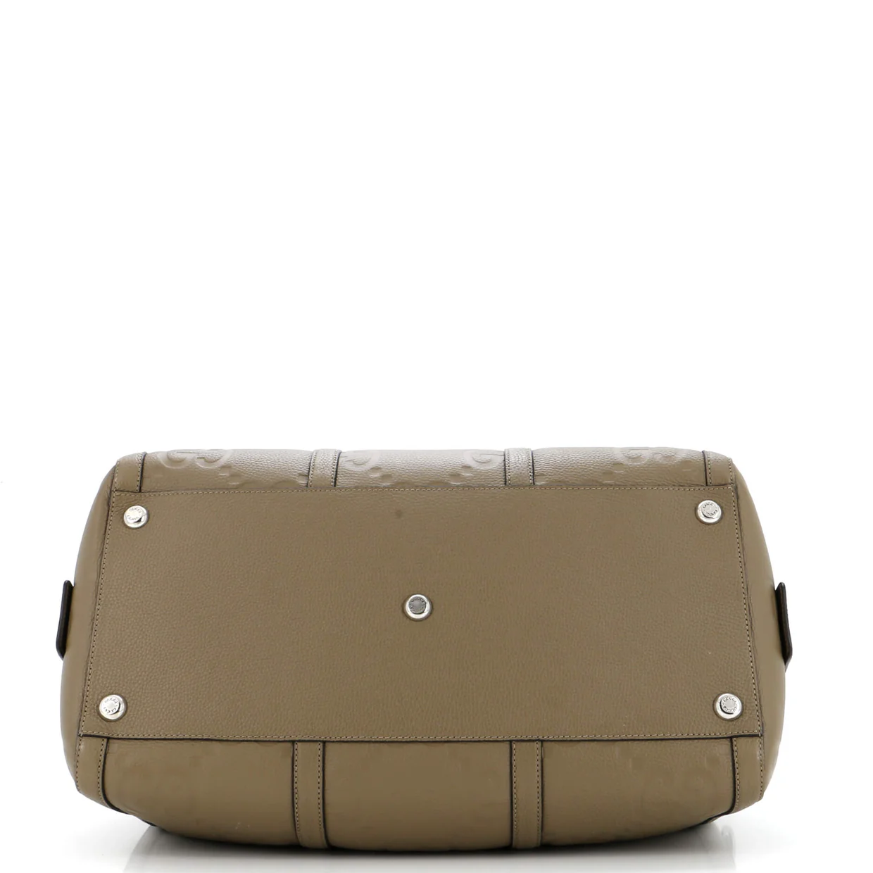 Duffle Bag Jumbo GG Embossed Leather Small - Deep Luxury