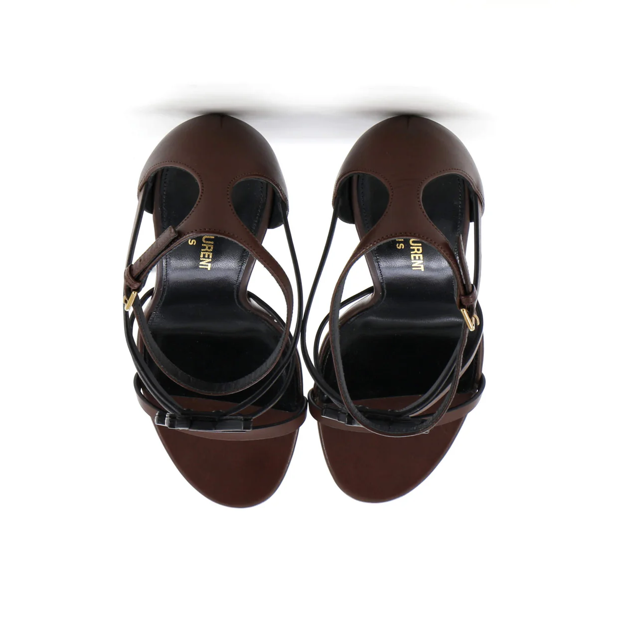 Women's Cassandra Heeled Sandals Leather 100 - Deep Luxury