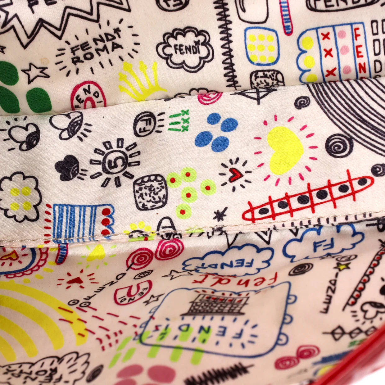 Baguette Bag Logo Embossed Leather Small - Deep Luxury