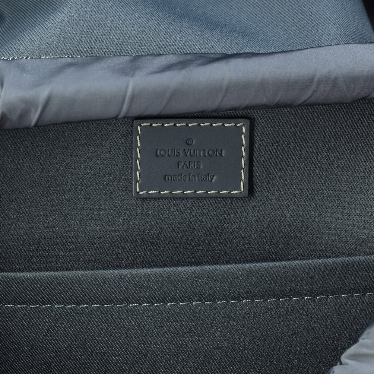 Montsouris Backpack Monogram Washed Denim GM - Deep Luxury