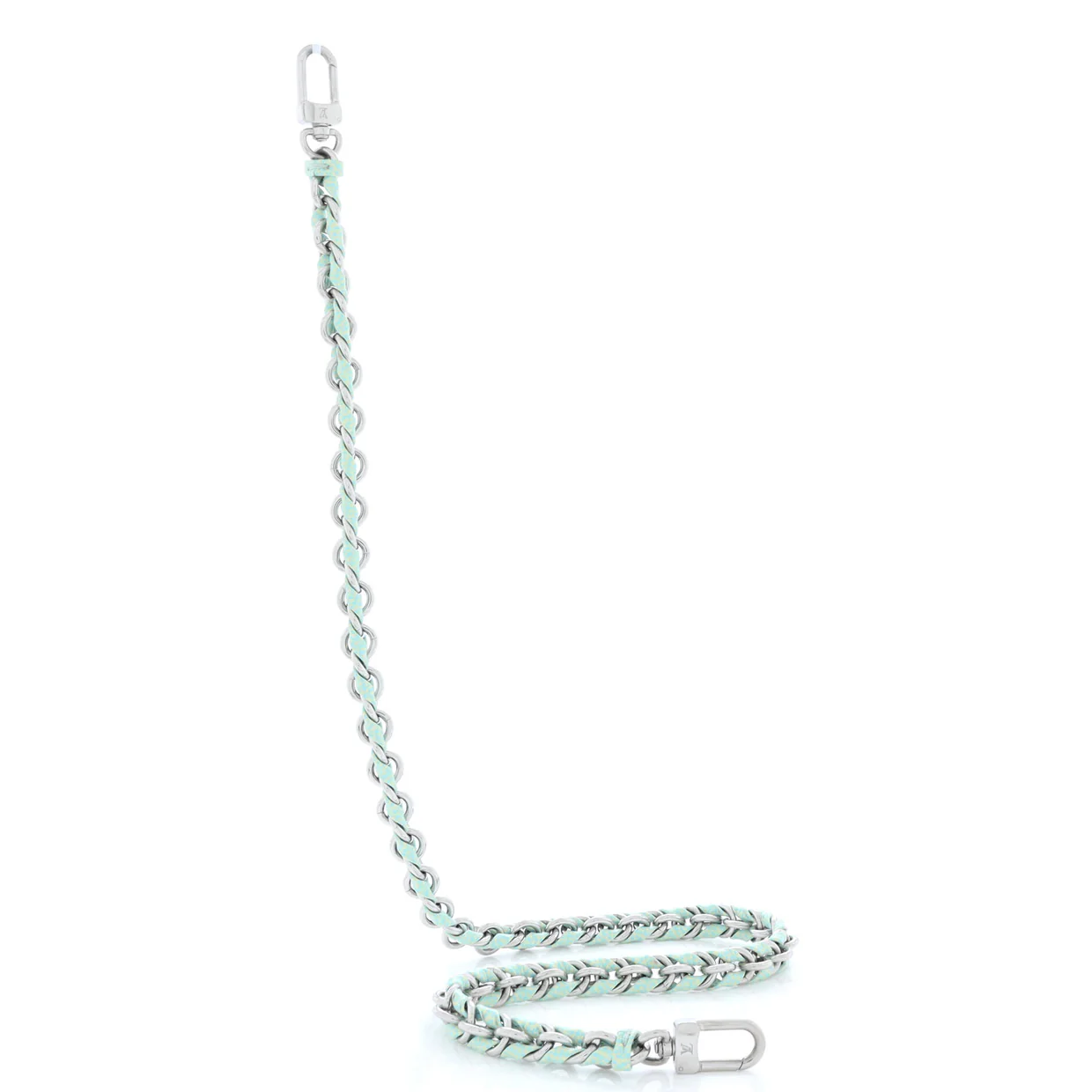 Multi Pochette Accessoires Woven Chain Strap Leather and Metal - Deep Luxury