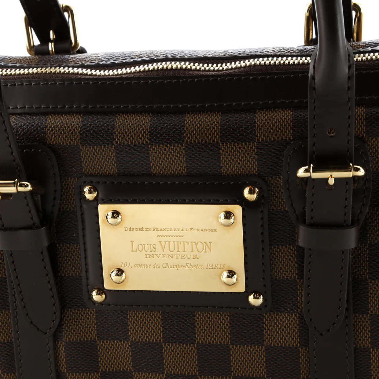 Berkeley Handbag Damier - Deep Luxury