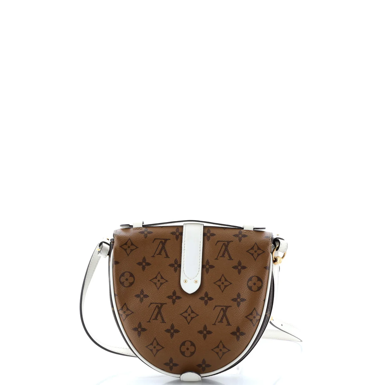 Chantilly Lock Handbag Reverse Monogram Canvas and Leather - Deep Luxury