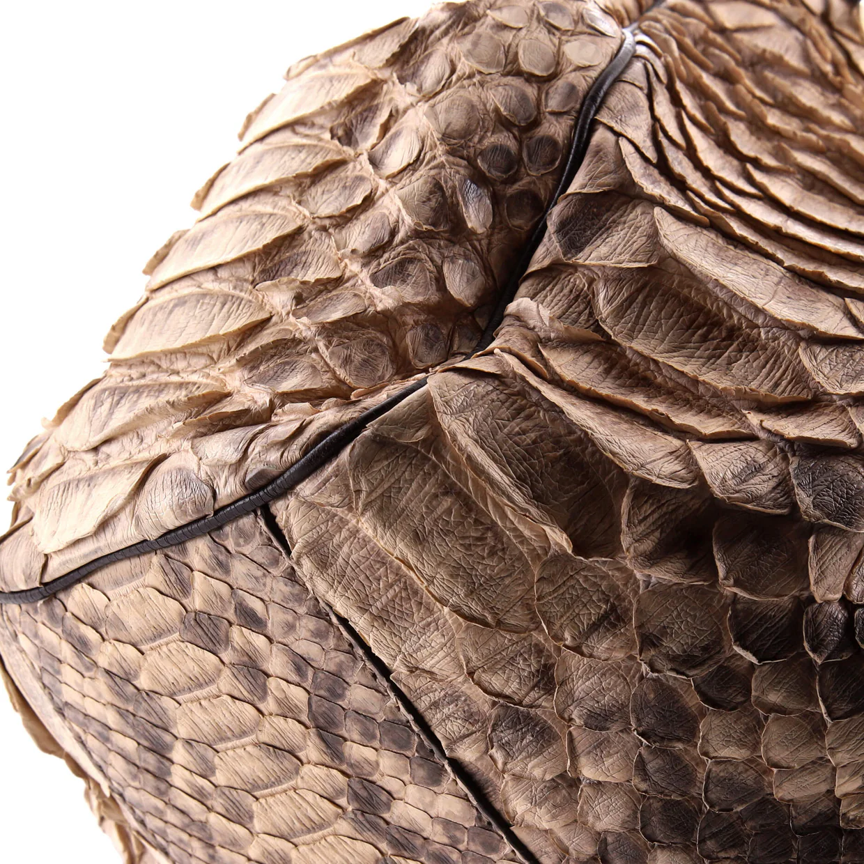 Sukey Tote Python Large - Deep Luxury