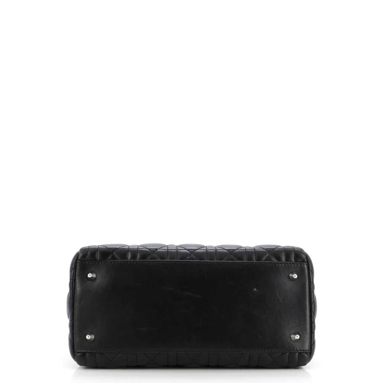 Lady Dior Bag Cannage Quilt Lambskin Medium - Deep Luxury