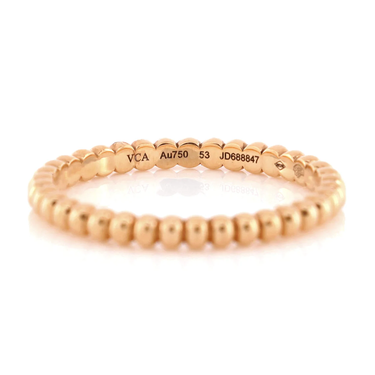 Perlee Ring 18K Rose Gold Small - Deep Luxury