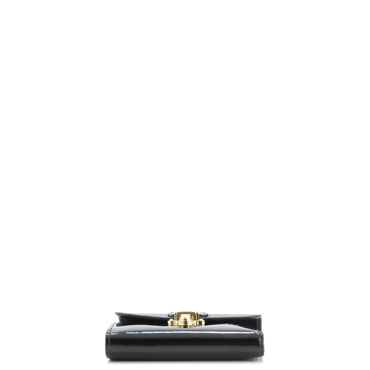 Cherrywood Wallet Vernis with Monogram Canvas Compact - Deep Luxury