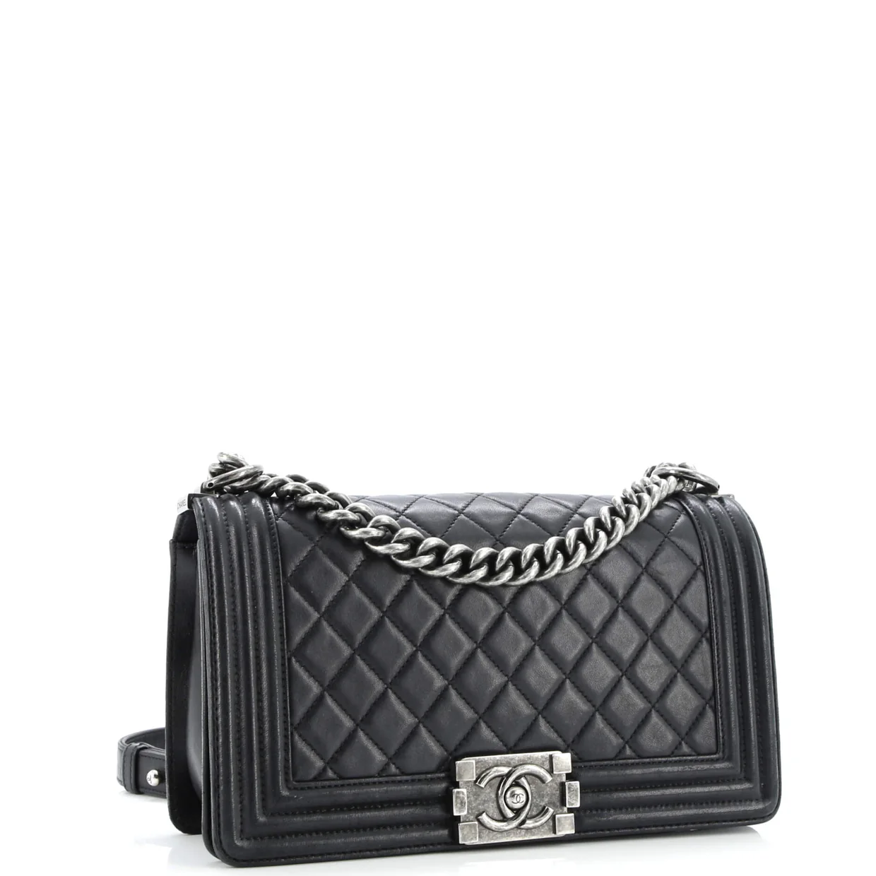 Boy Flap Bag Quilted Calfskin Old Medium - Deep Luxury