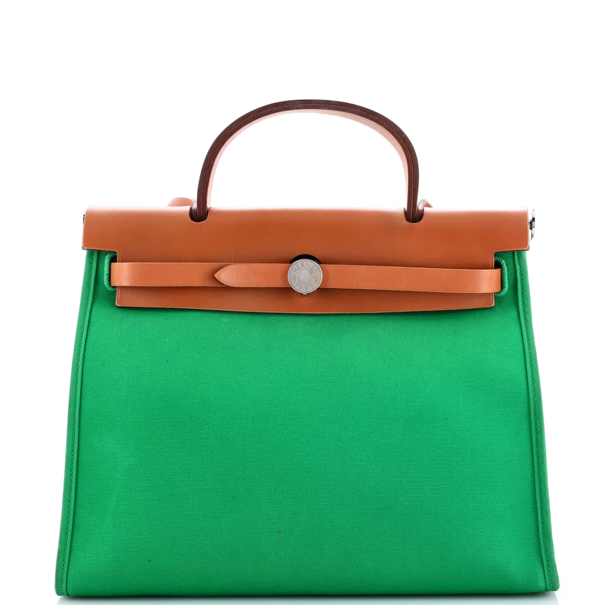 Herbag Zip Leather and Toile 31 - Deep Luxury