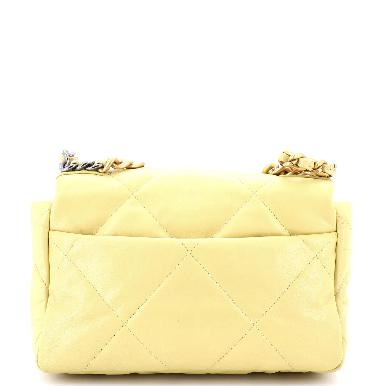 19 Flap Bag Quilted Leather Medium - Deep Luxury