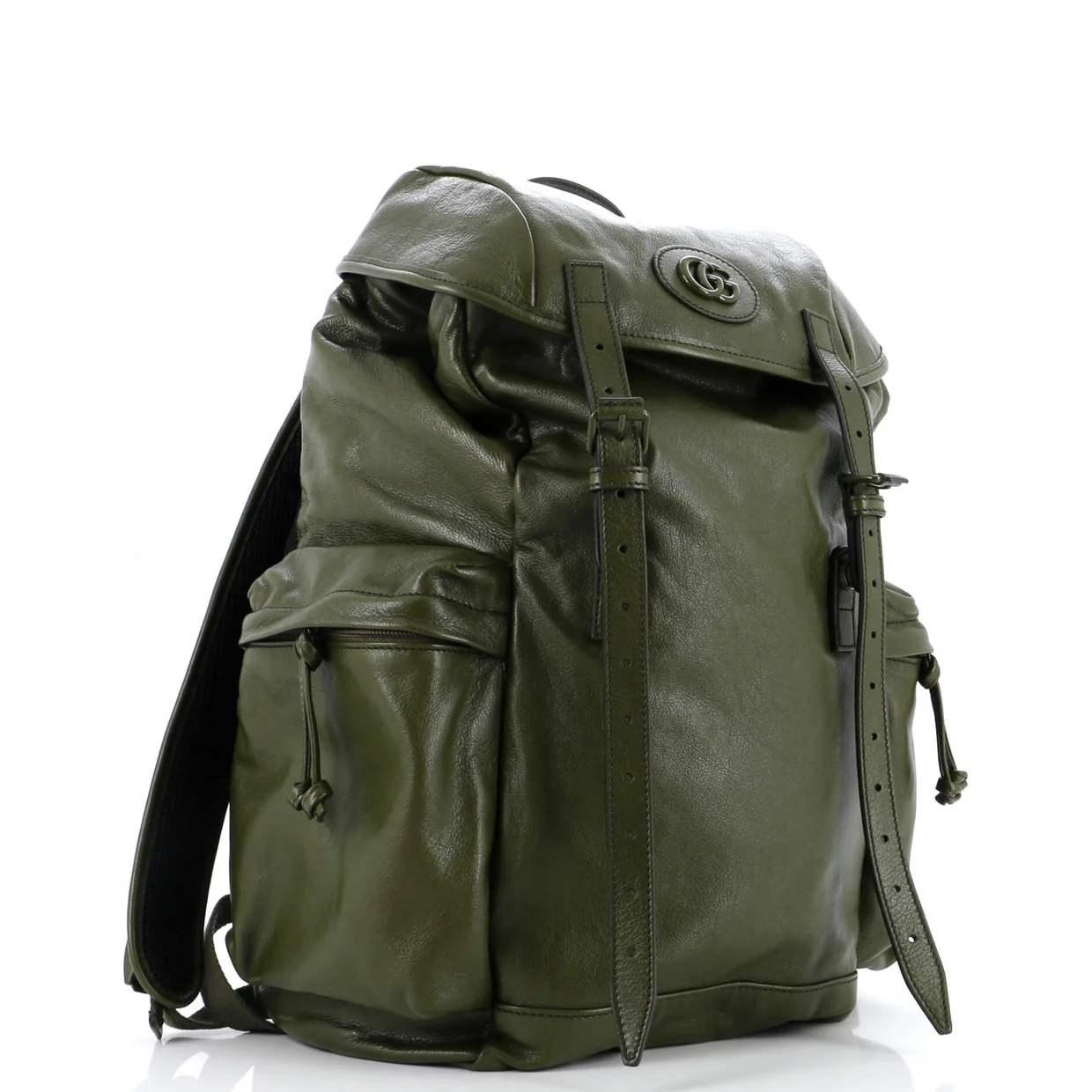 Tonal GG Double Pocket Belt Backpack Leather Large - Deep Luxury