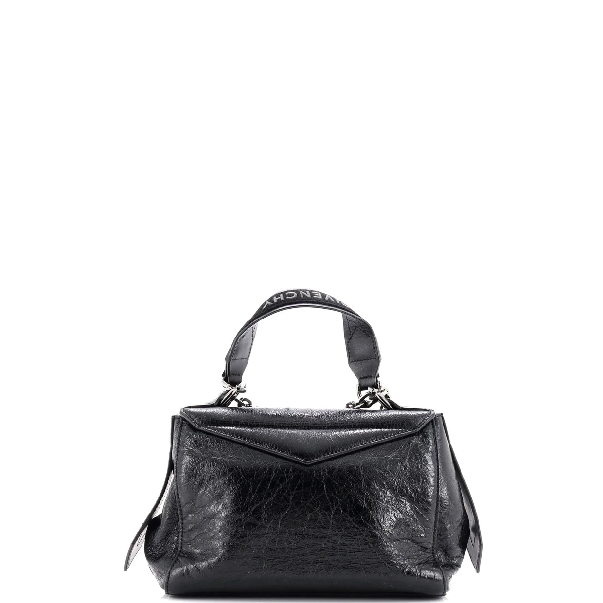 ID Flap Bag Crinkled Glazed Leather Small - Deep Luxury