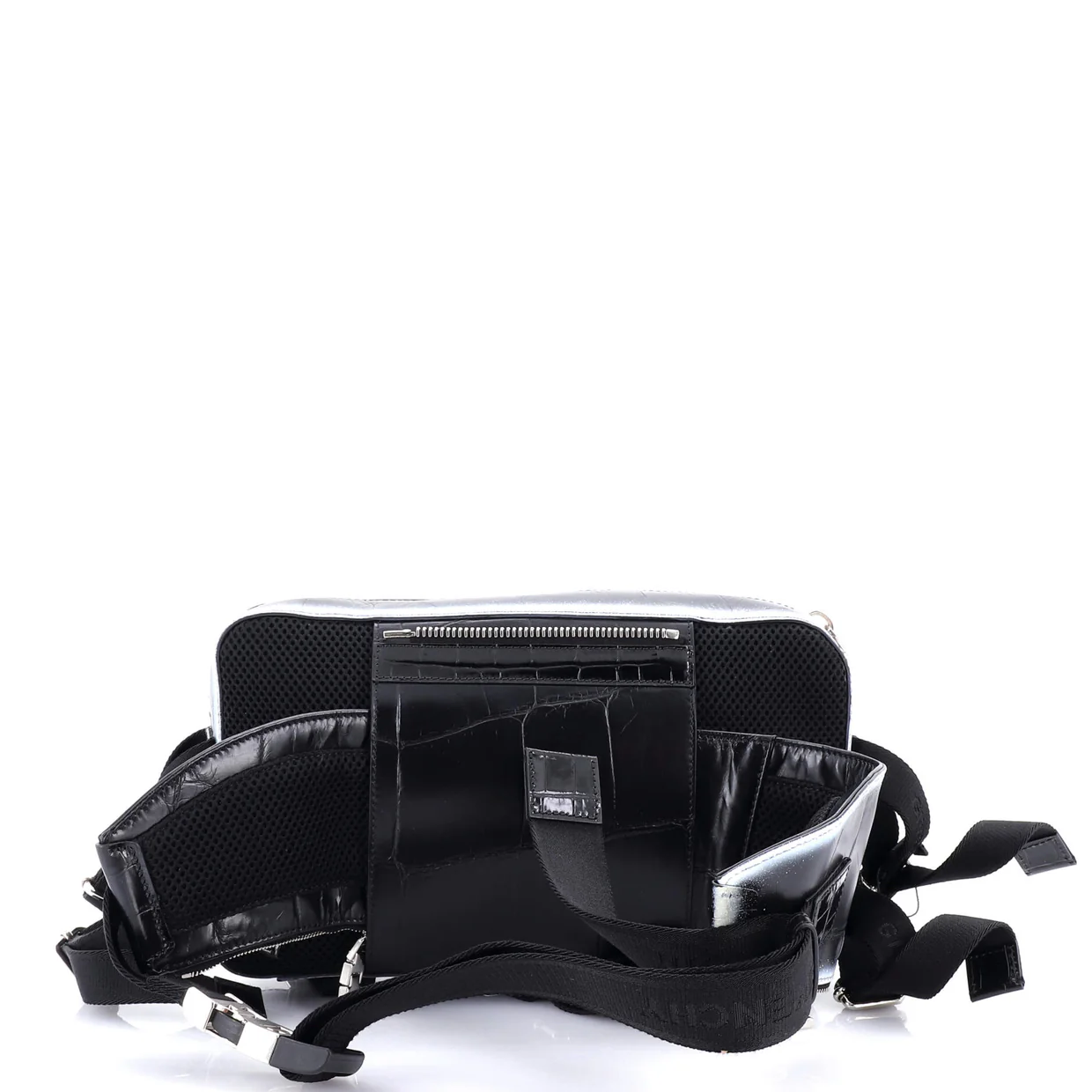 Bum Bag Crocodile Embossed Leather - Deep Luxury