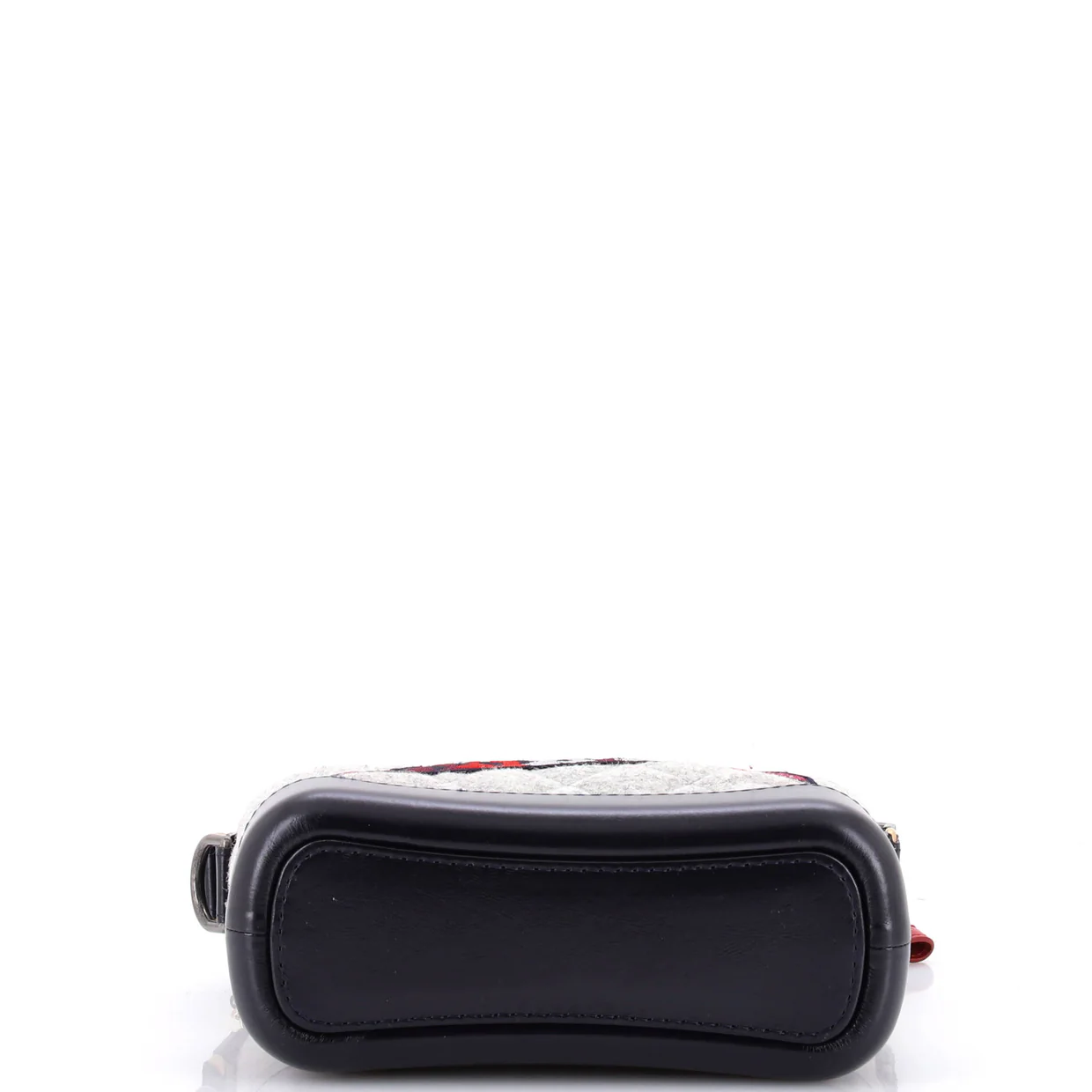 Gabrielle Logo Hobo Quilted Felt and Calfskin Small - Deep Luxury