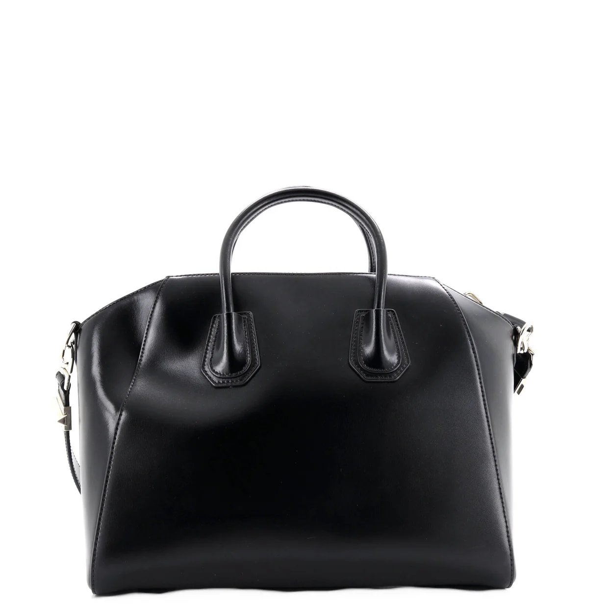 Antigona Bag Glazed Leather Medium - Deep Luxury