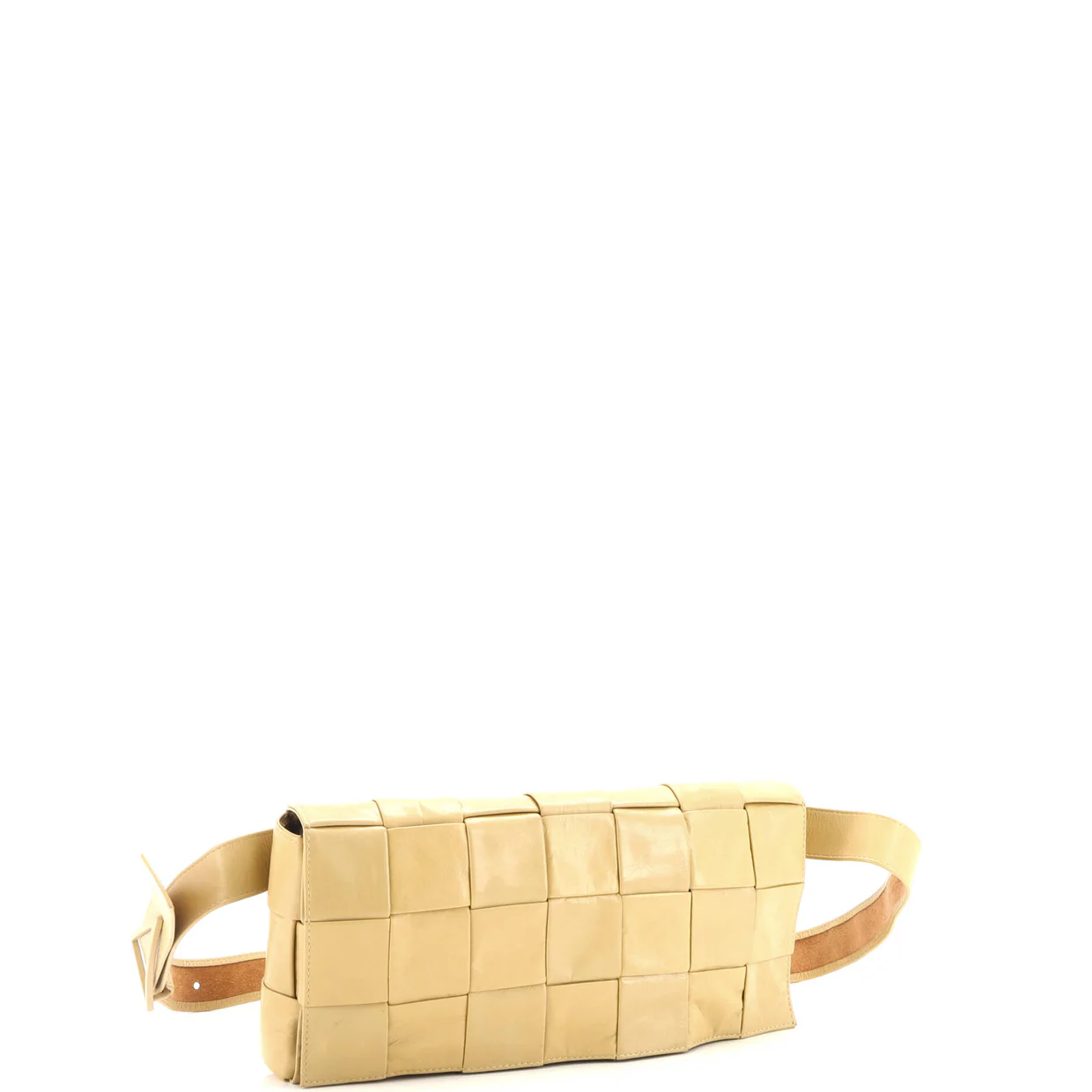 Cassette Stretch Belt Bag Maxi Intrecciato Leather - Deep Luxury