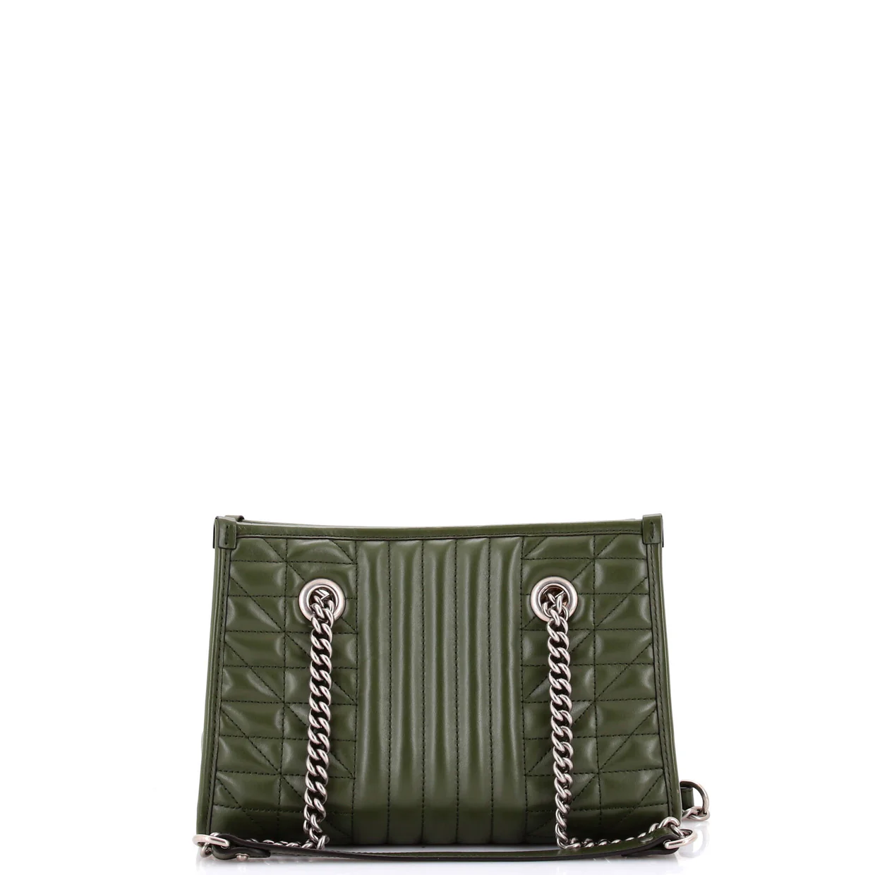 GG Marmont Aria Chain Shopping Tote Mixed Matelasse Leather Small - Deep Luxury