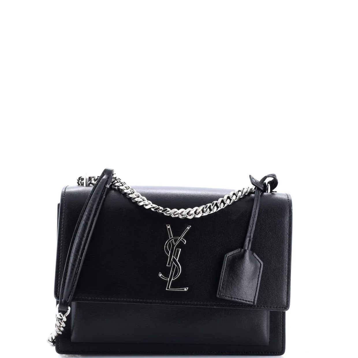 Sunset Crossbody Bag Leather Medium - Deep Luxury