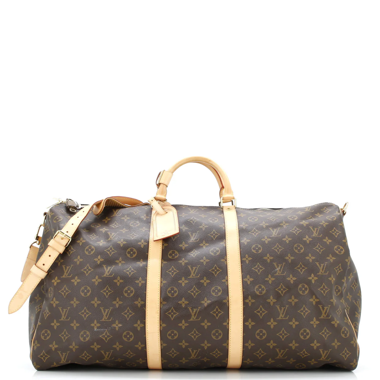 Keepall Bandouliere Bag Monogram Canvas 60 - Deep Luxury