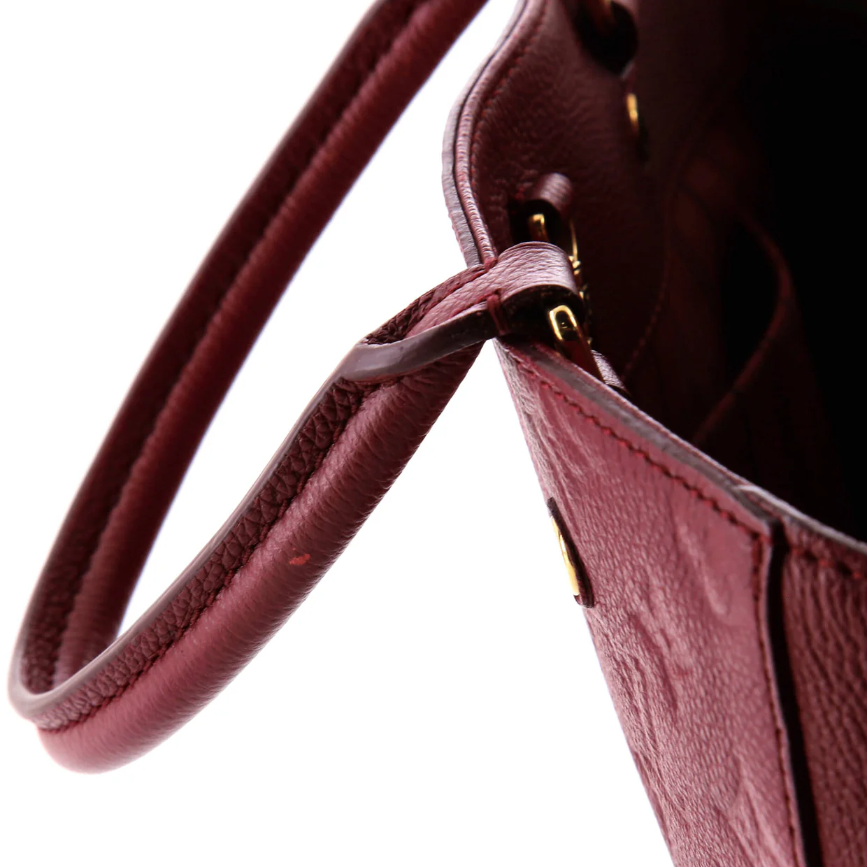 Montaigne Handbag Monogram Empreinte Leather MM - Deep Luxury