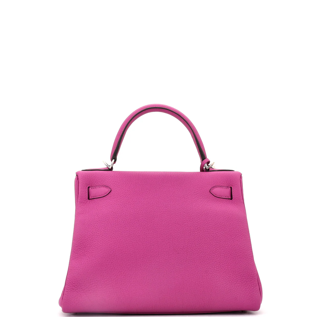 Kelly Handbag Rose Pourpre Togo with Palladium Hardware 28 - Deep Luxury