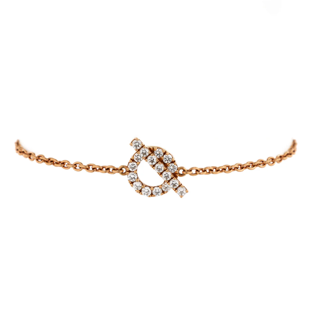 Finesse Bracelet 18K Rose Gold and Diamonds - Deep Luxury
