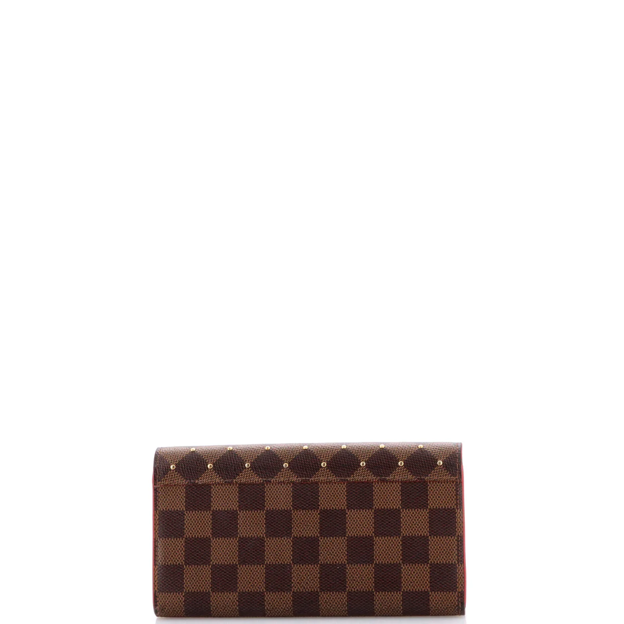 Sarah Wallet NM Studded Damier - Deep Luxury