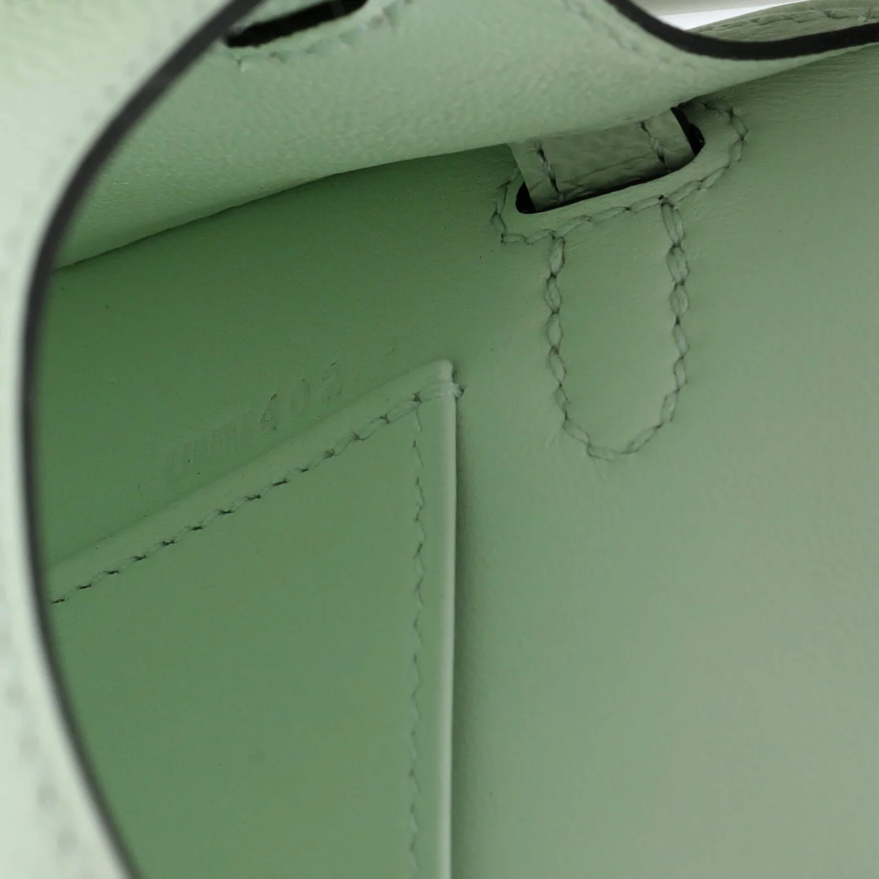 Kelly Mini II Bag Vert Fizz Epsom with Palladium Hardware 20 - Deep Luxury