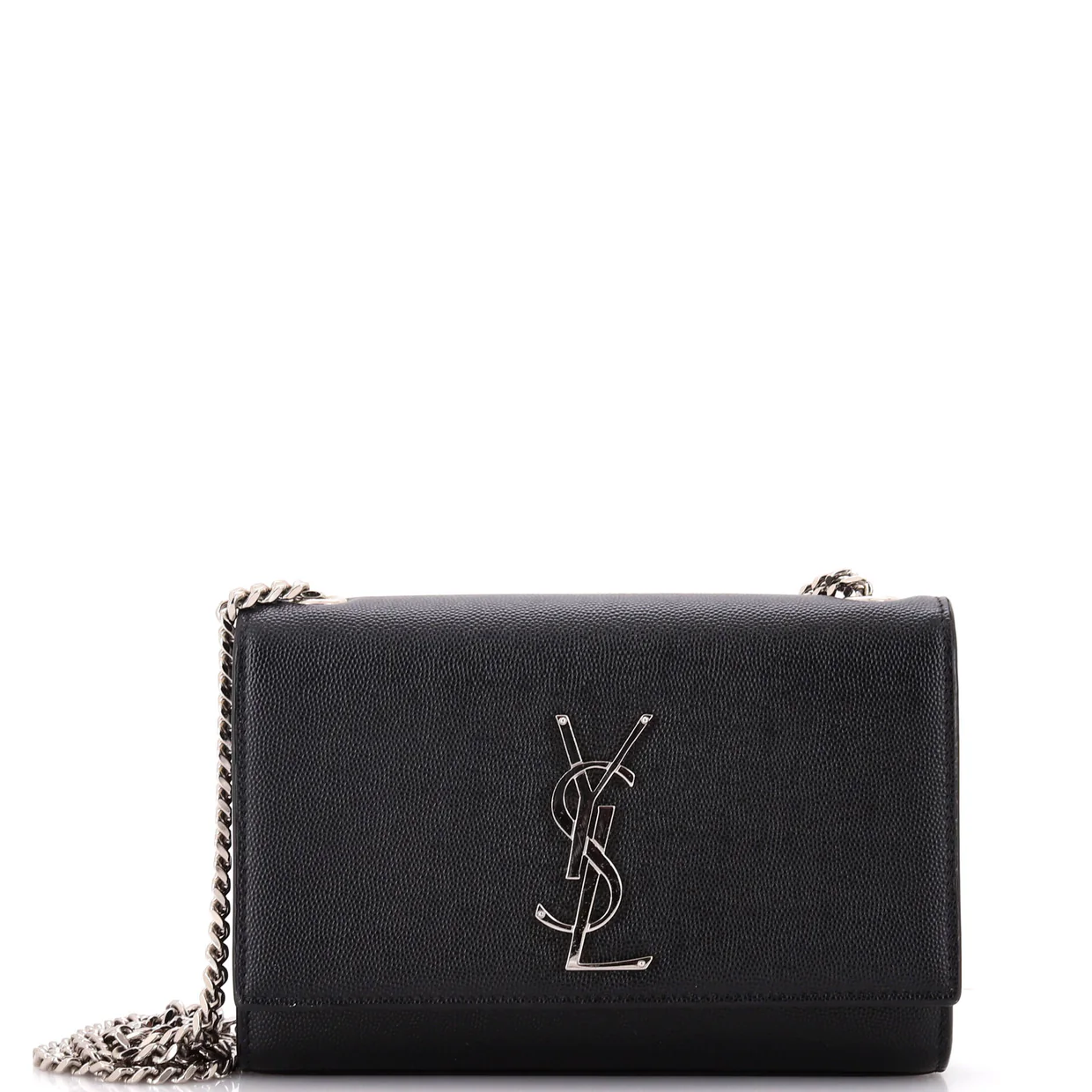 Classic Monogram Crossbody Bag Grainy Leather Small - Deep Luxury