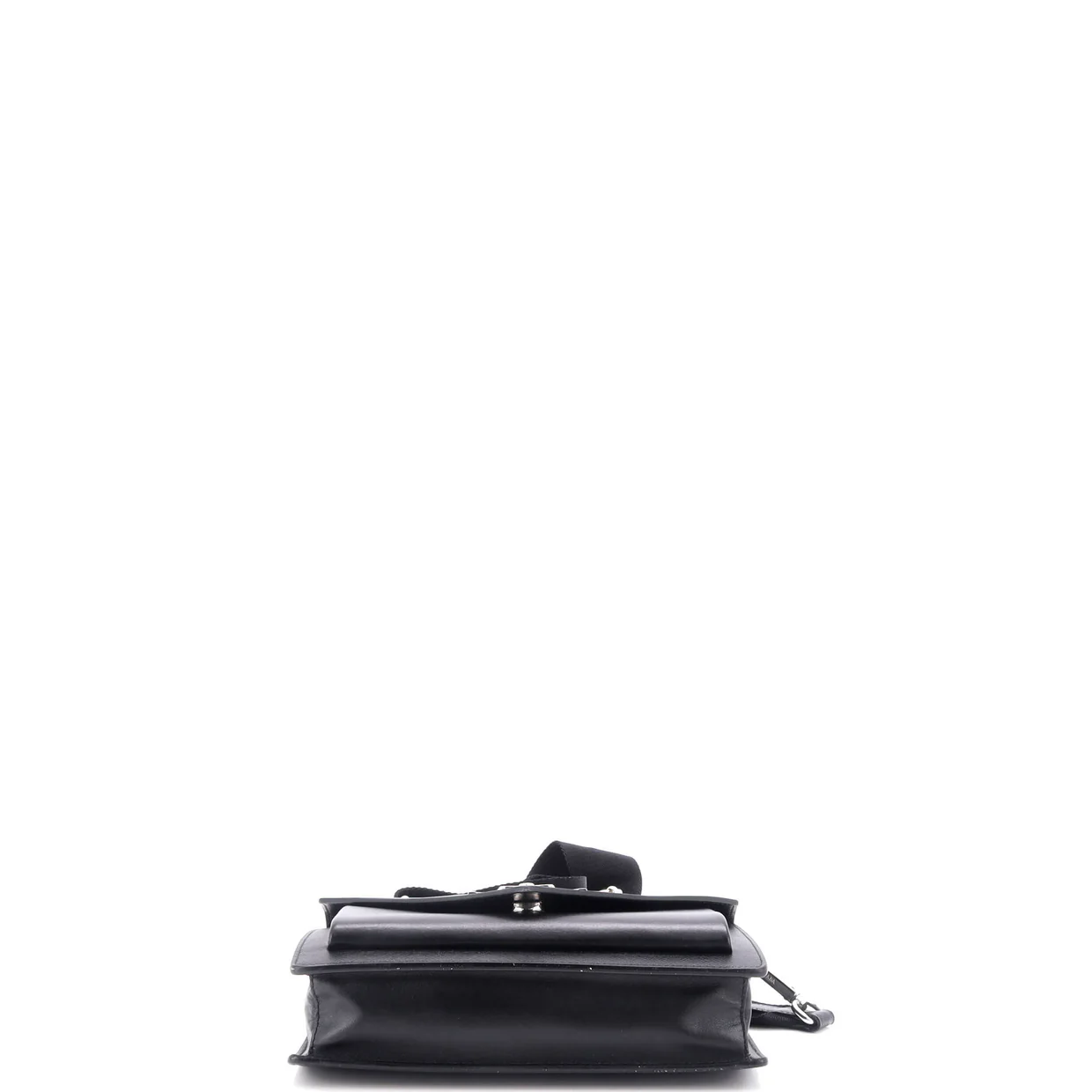 Envelope Flap Bag with Nylon Strap Saffiano with City Calf Mini - Deep Luxury